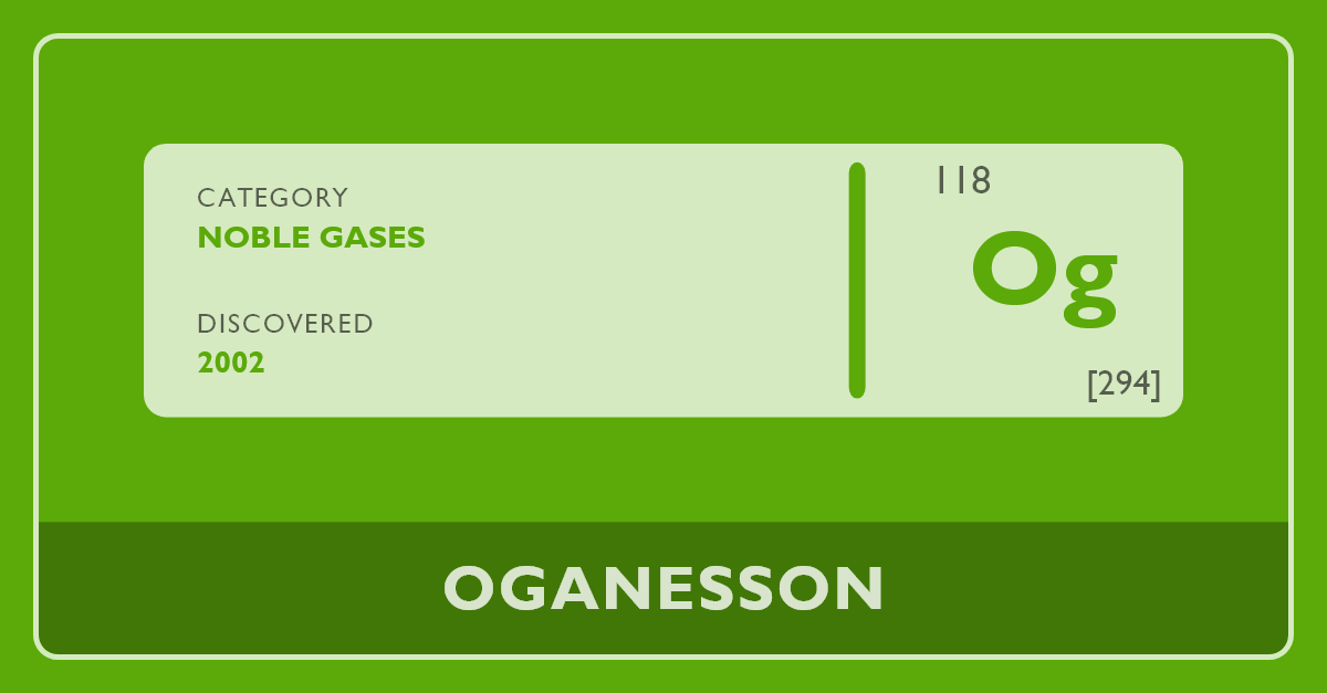 oganesson periodic table