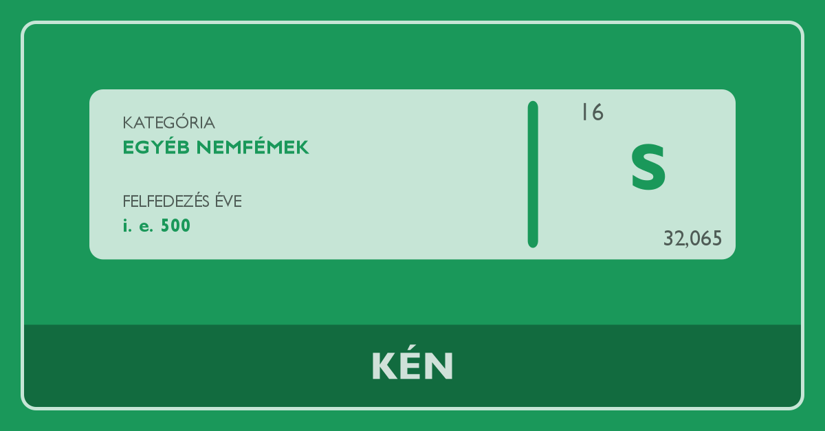 Kén - Periódusos Rendszer